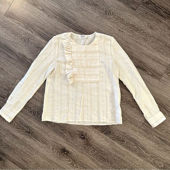 Balzac Paris Lena Ruffled Blouse - Picture 1 of 9